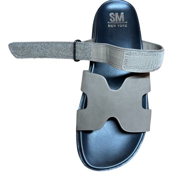 SM New York Steve Madden Moana Women's 8.5M Tan Black Slides Sandals Flatform - Picture 10 of 11